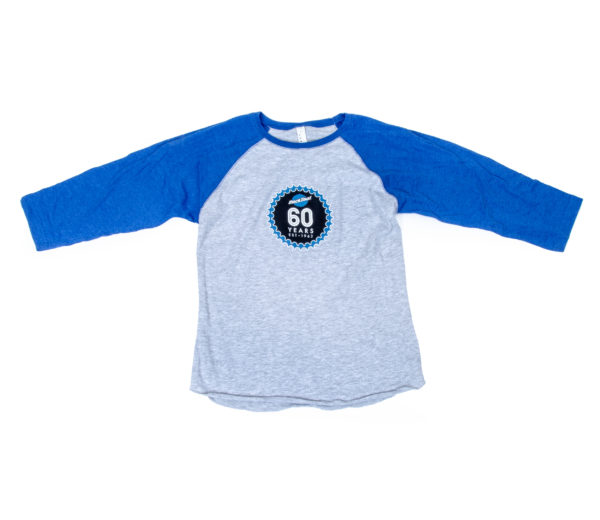 60th Anniversary Baseball Tee - Ladies