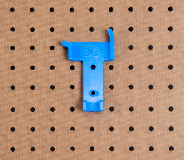 3D Printable Pegboard Holder for Digital Calipers