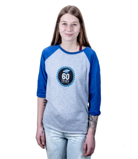 60th Anniversary Baseball Tee - Ladies
